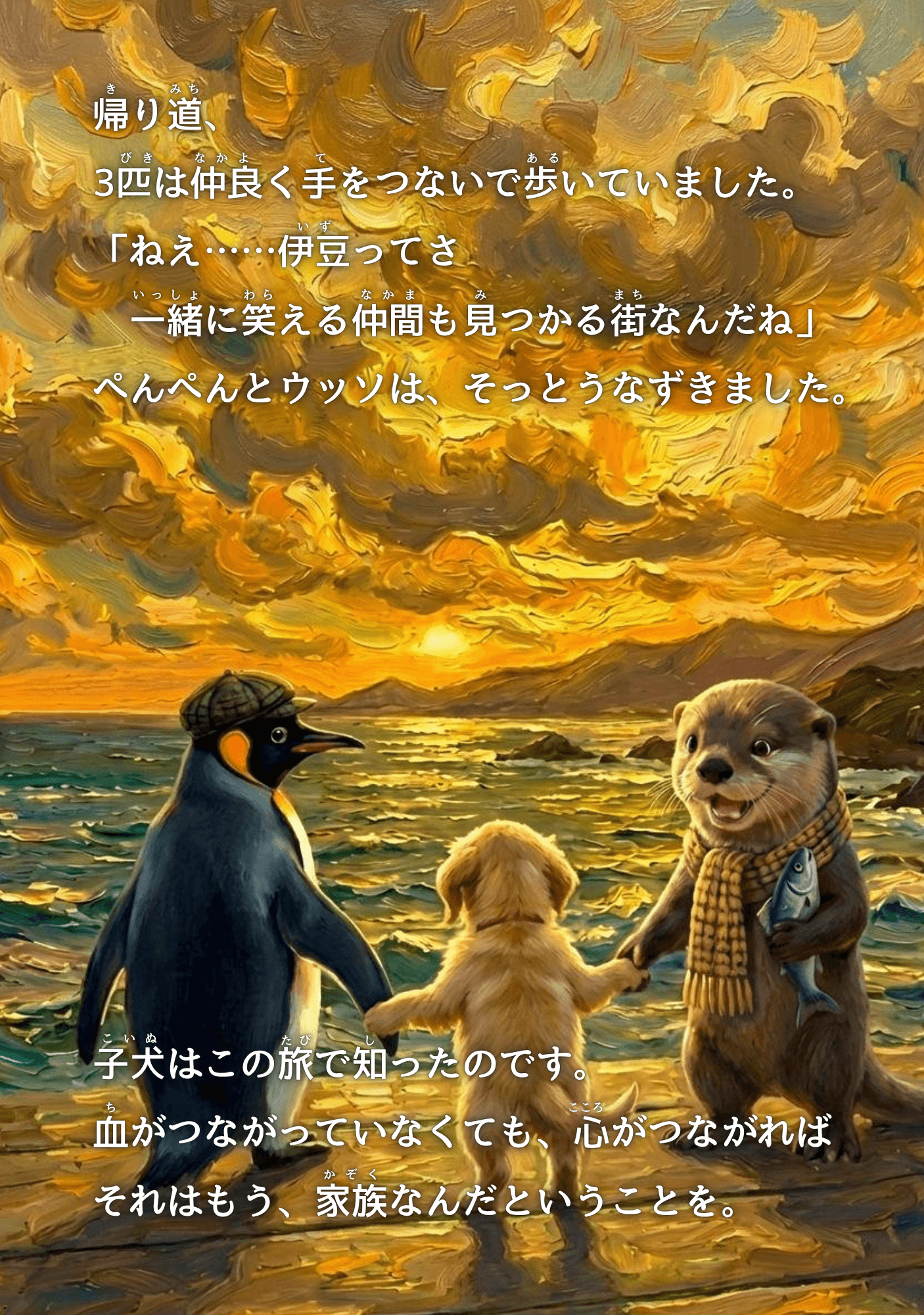 夕暮れの帰り道